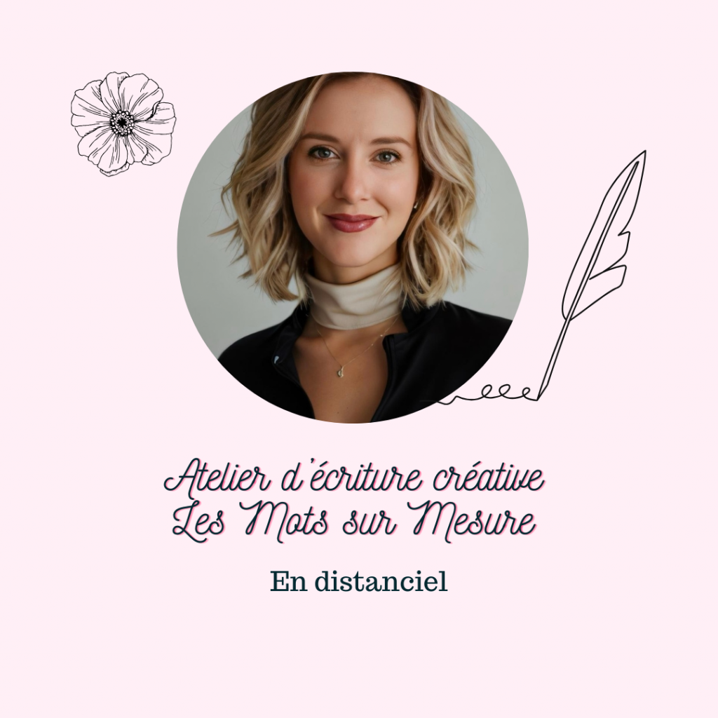 Atelier écriture créative en ligne visuel